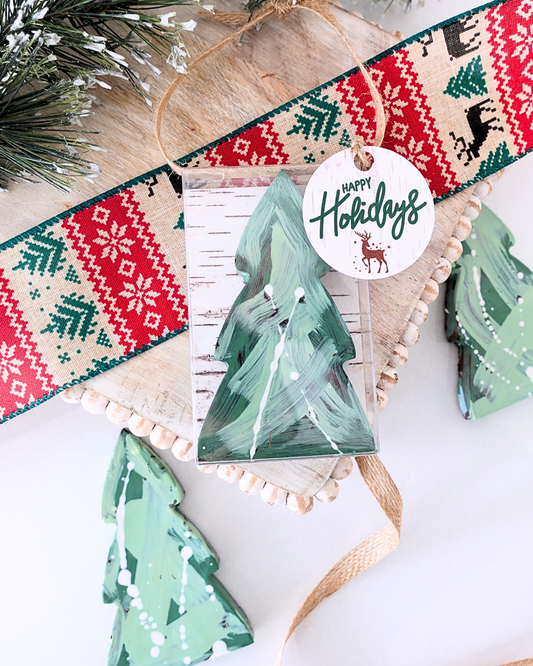 Crunchy Peppermint Evergreen Tree (Ornament Box)