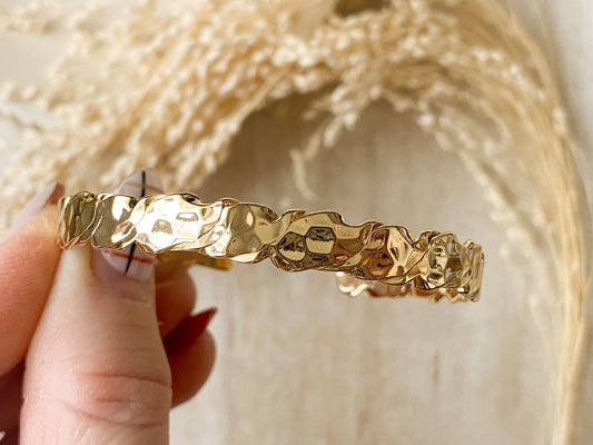 Hammered Bangle