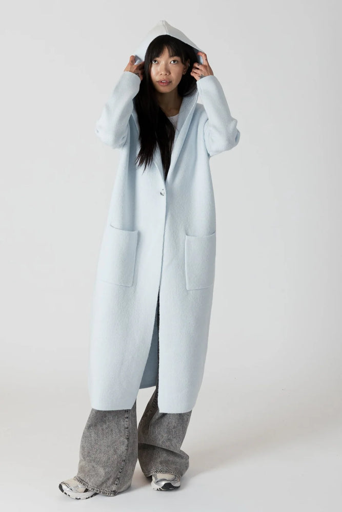 Lyla + Luxe Jiminy Long Hooded Coat Jacket