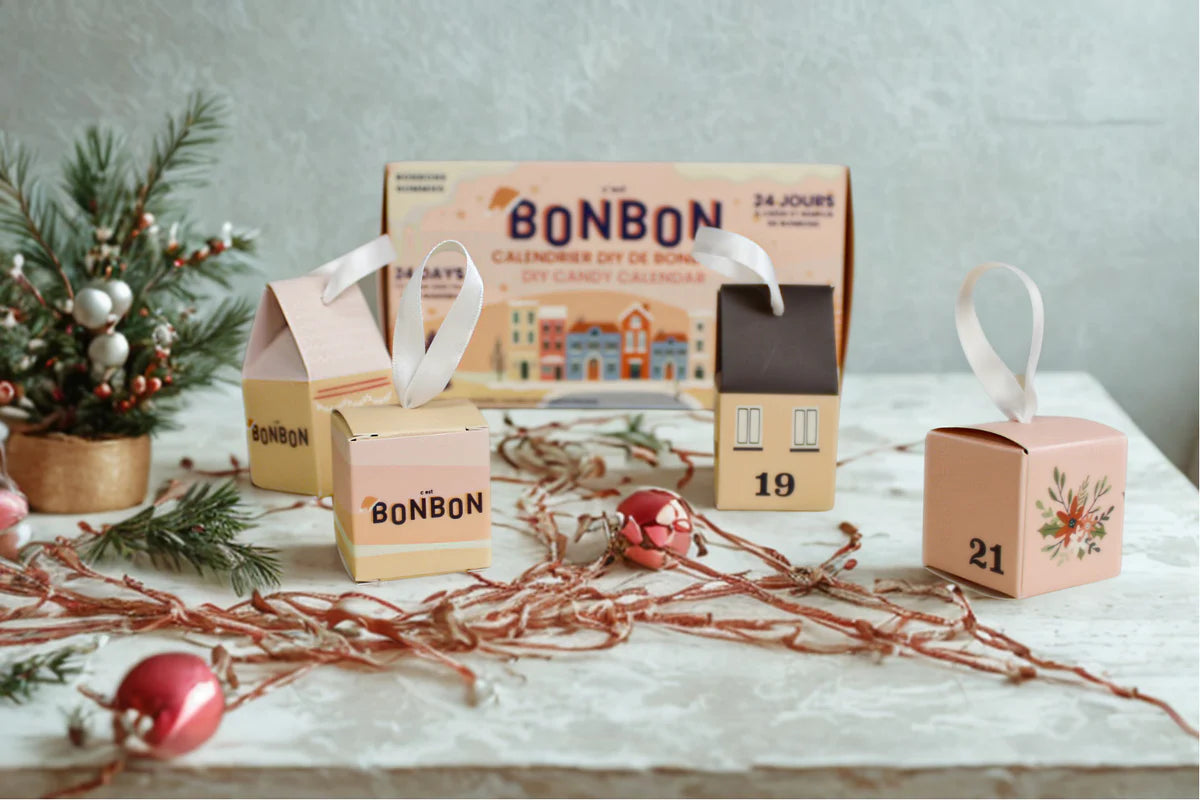 C’est bon bon exclusive Candy ornament advent calendar with The County Emporium
