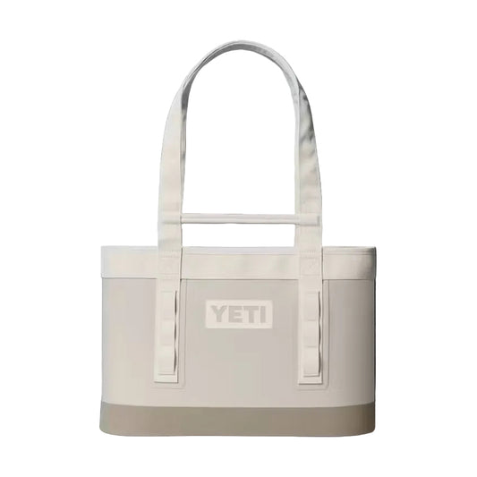 Cape taupe Camino zip 18 tote bag with YETI logo 
