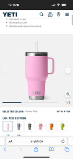 power pink straw mug canada for sale