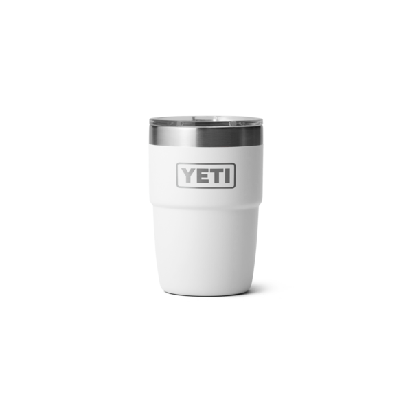 Yeti 8 oz insulated stackable mug white 