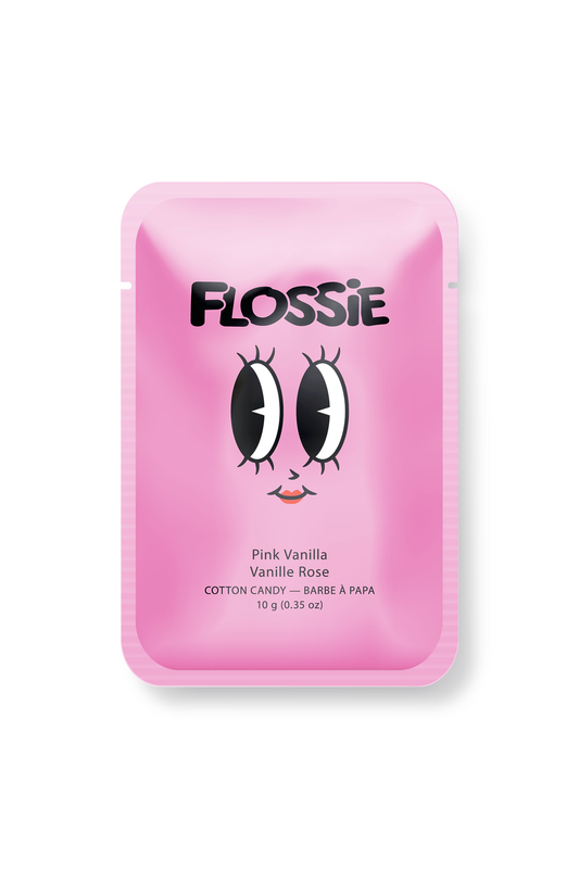 Flossie Pink Vanilla Cotton Candy – Classic Flavour, Vegan, Made in Canada