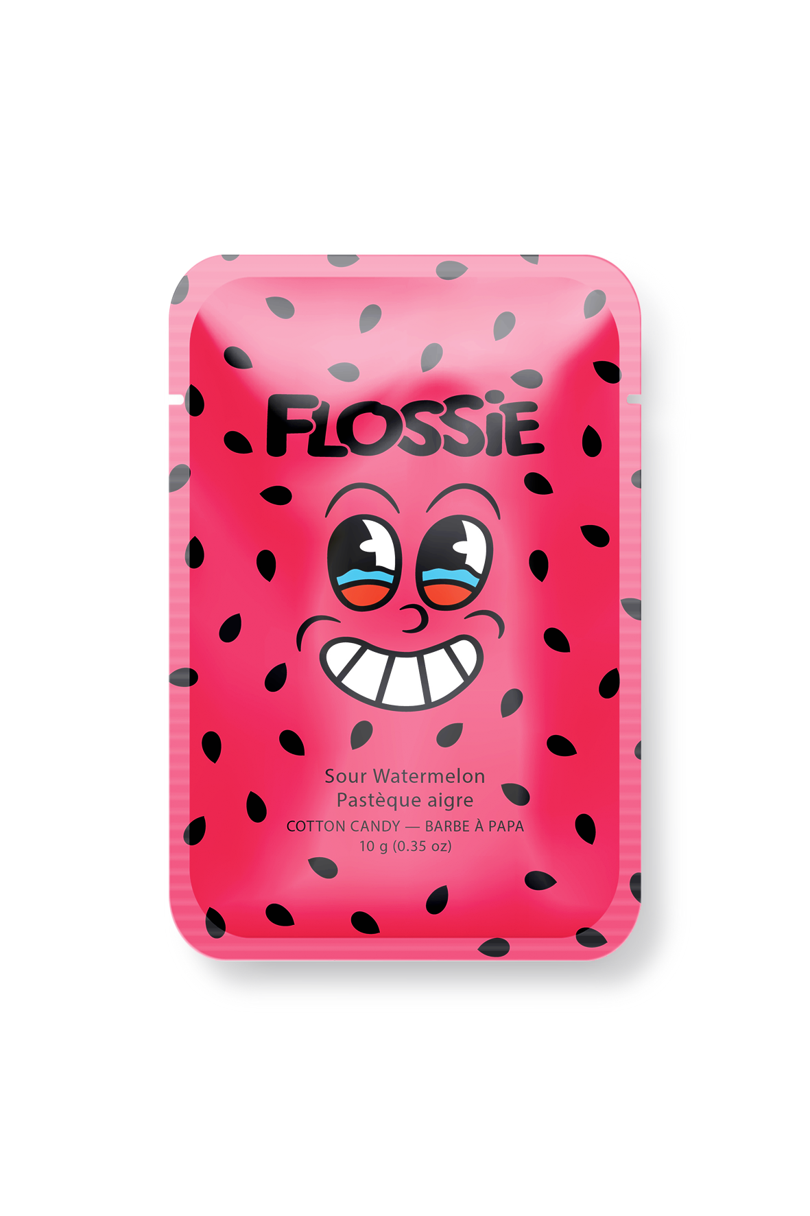 Flossie Sour Watermelon Cotton Candy – Vegan, Gluten-Free, Made in Canada