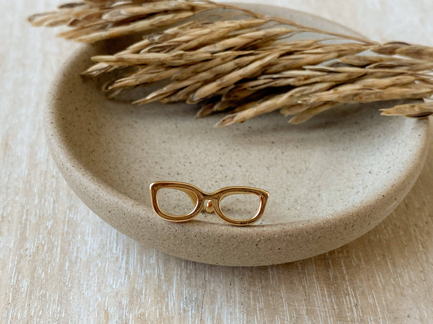 Gold glasses ring adjustable earpieces side pieces so cute