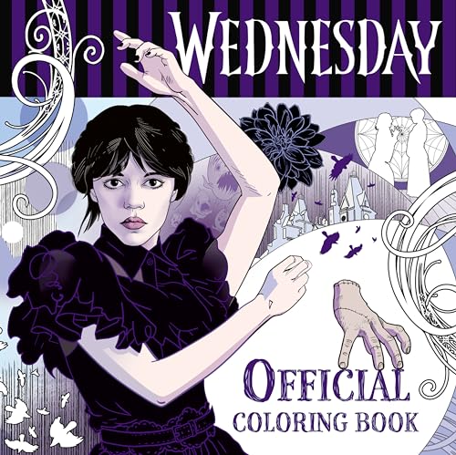 WEDNESDAY:OFFICIAL COLOURING BOOK