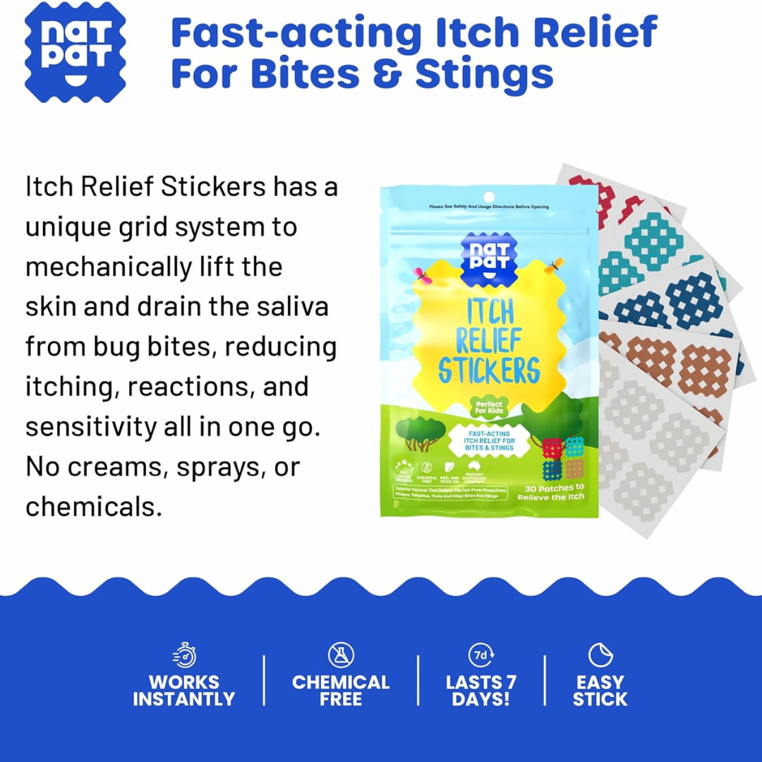 Itch relief nat pat chemical free 