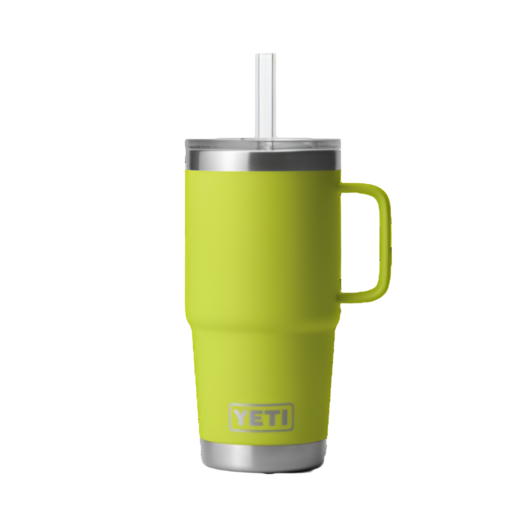 Yeti rambler 25 oz chartreuse straw lid