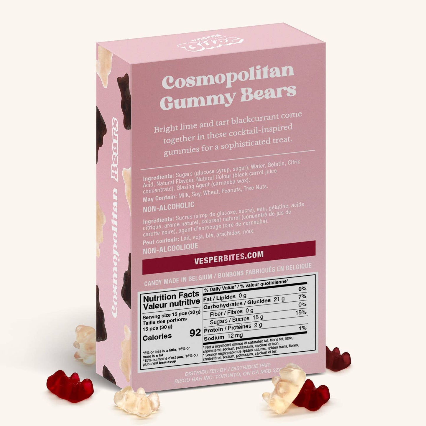 Cosmo Bears Gummies, Chewy Candies, Alcohol-Free