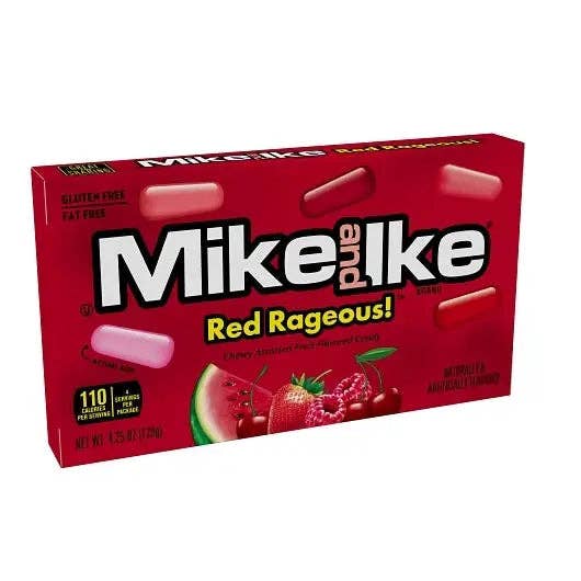 Mike and Ike Red Rageous 4.25 Ounce Box