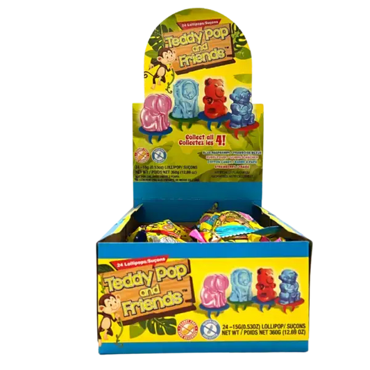 Exclusive Brands Teddy Pop & Friends 24x15g