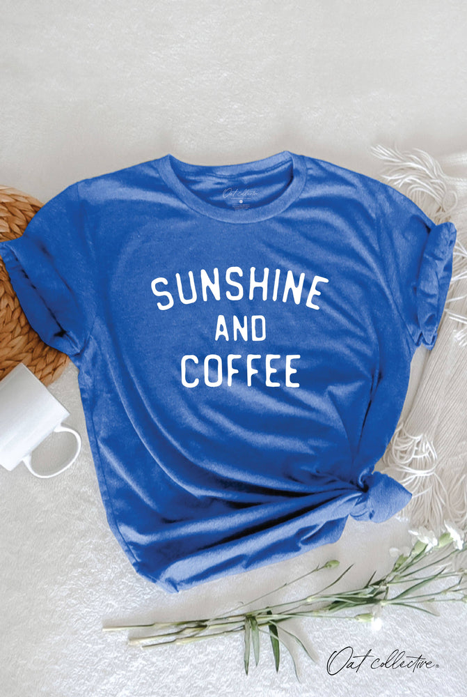 SUNSHINE AND COFFEE Graphic T-Shirt : VINTAGE WHITE / S