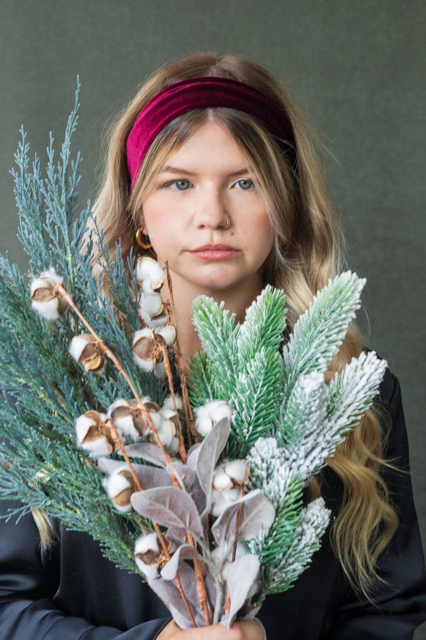 Twisted Headband Velvet Edition - Luxury Made in Montreal by Gibou