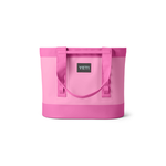 YETI 35 Camino 35 carryall bag in exclusive power pink take it to the grocery store or beach the gym everywhere waterproof inner a pockets wash it out, strong handles over the shoulder or carry by hand.￼