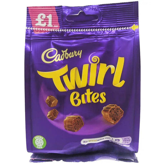 Cadbury Twirl Bites- 95g Bag