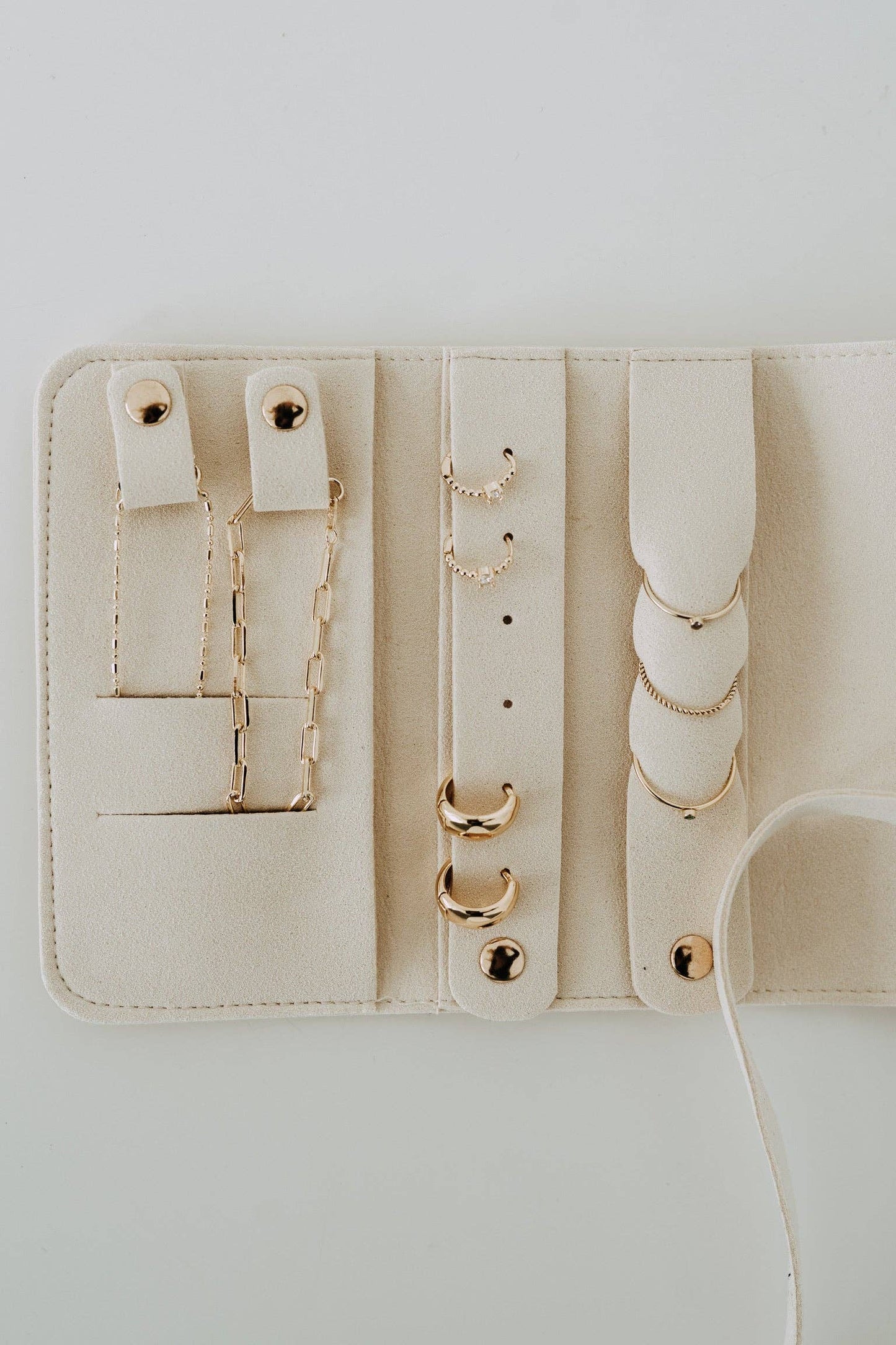 Weekender Jewelry Case Travel Organizer Ivory