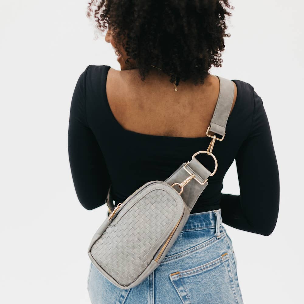 Waverly Woven Sling Bag (Free Strap Extender!)