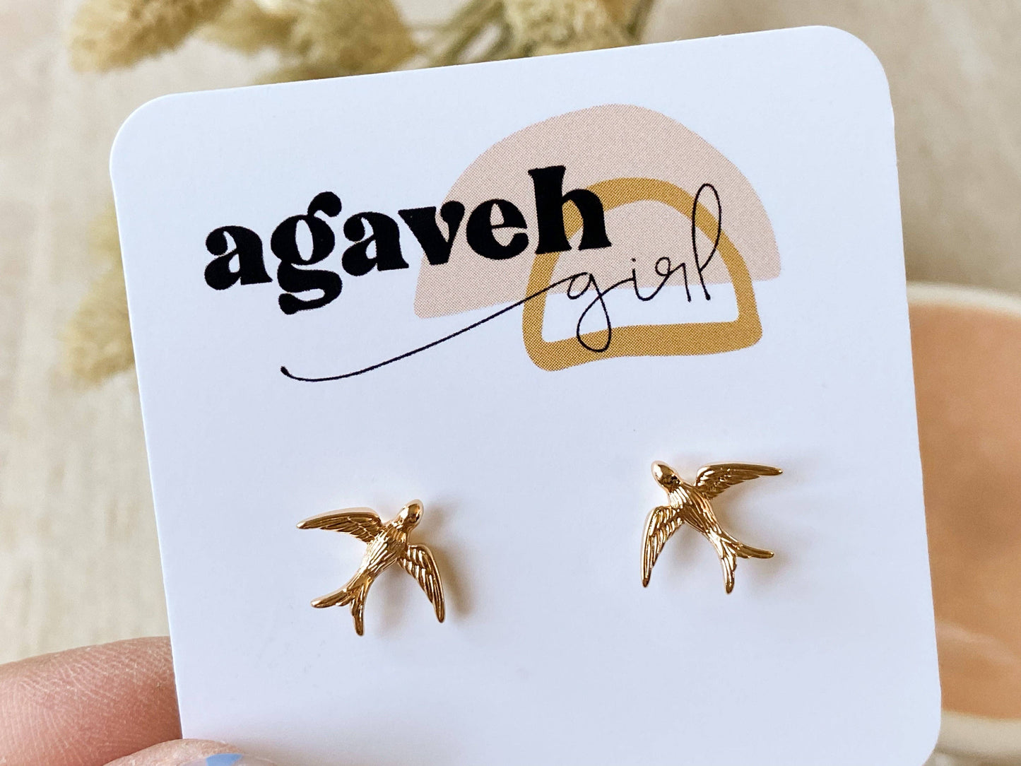 Swallow Studs earring