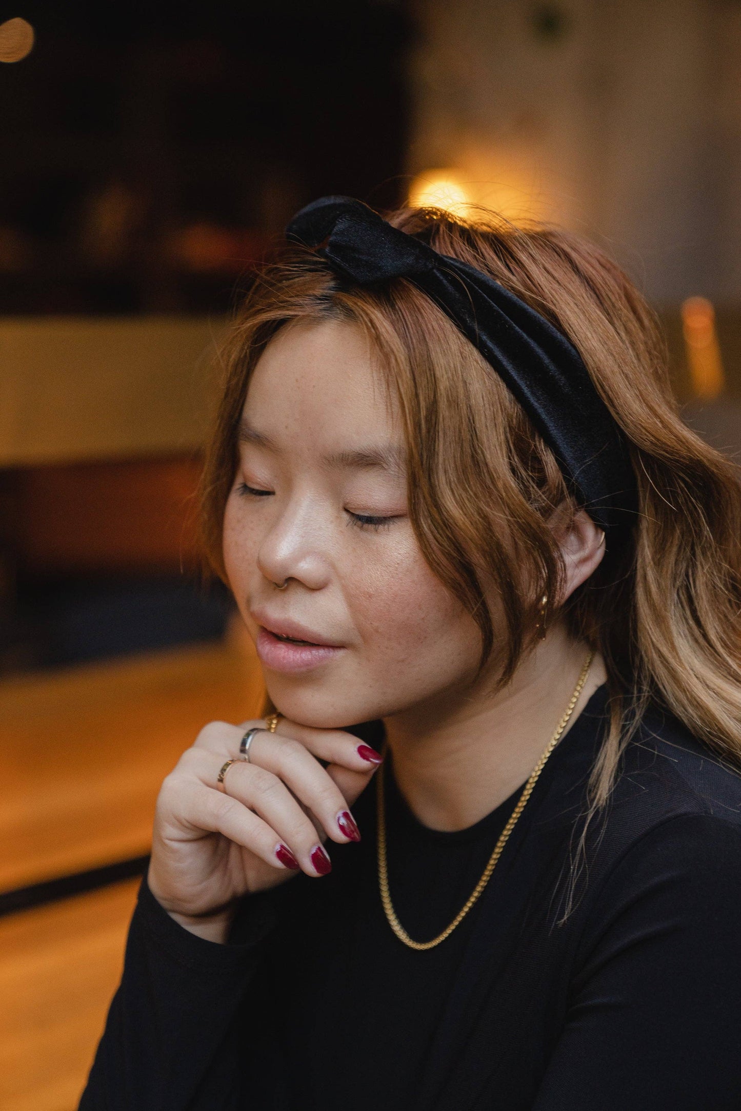 Twisted Headband Velvet Edition - Luxury Made in Montreal by Gibou