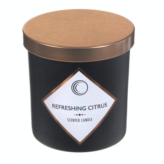 7 Oz  Scented Candle With Lid - Citrus