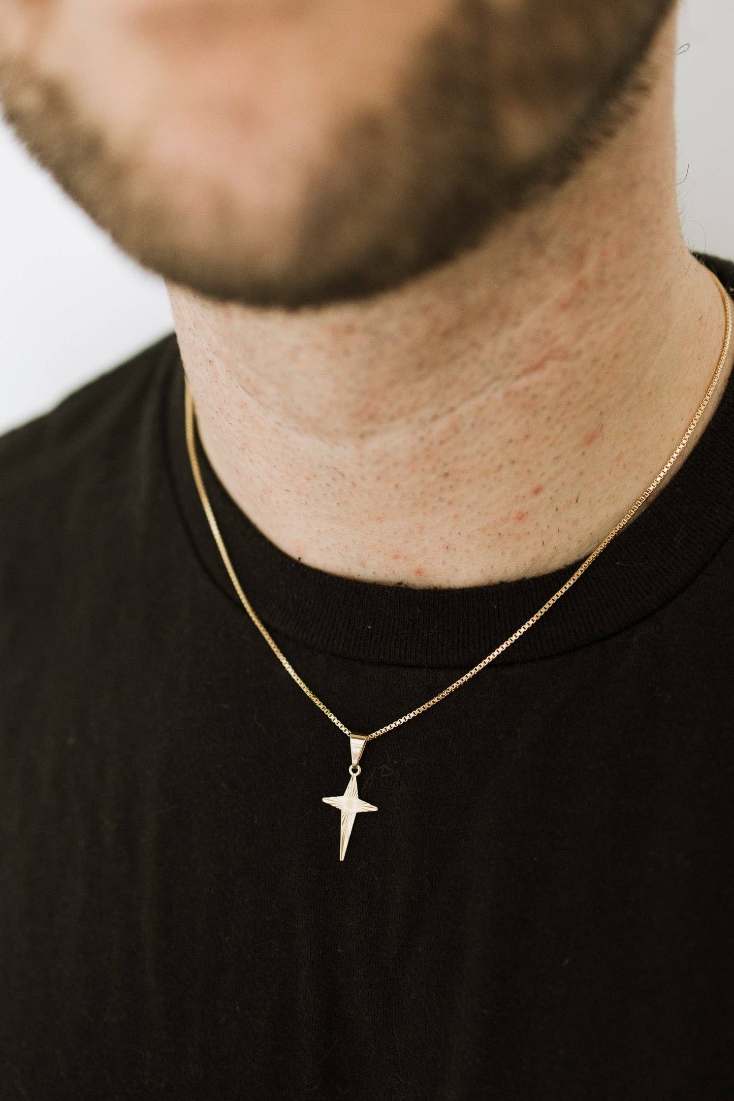 Mens Trinity Cross Necklace
