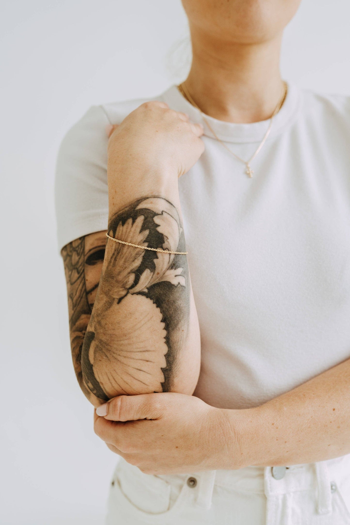 18k Fine Rope Chain Bracelet