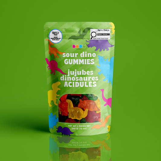 Sour Dino Gummy | Tangy Chewy Sweets | 340g