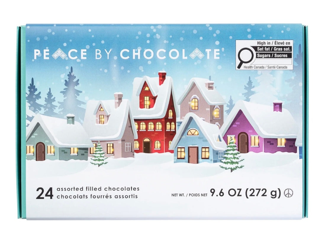 Peace by Chocolate Holiday 24 Peace Box Assorted