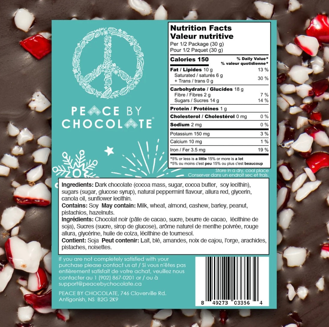 Peace by Chocolate Peppermint Peaceflake