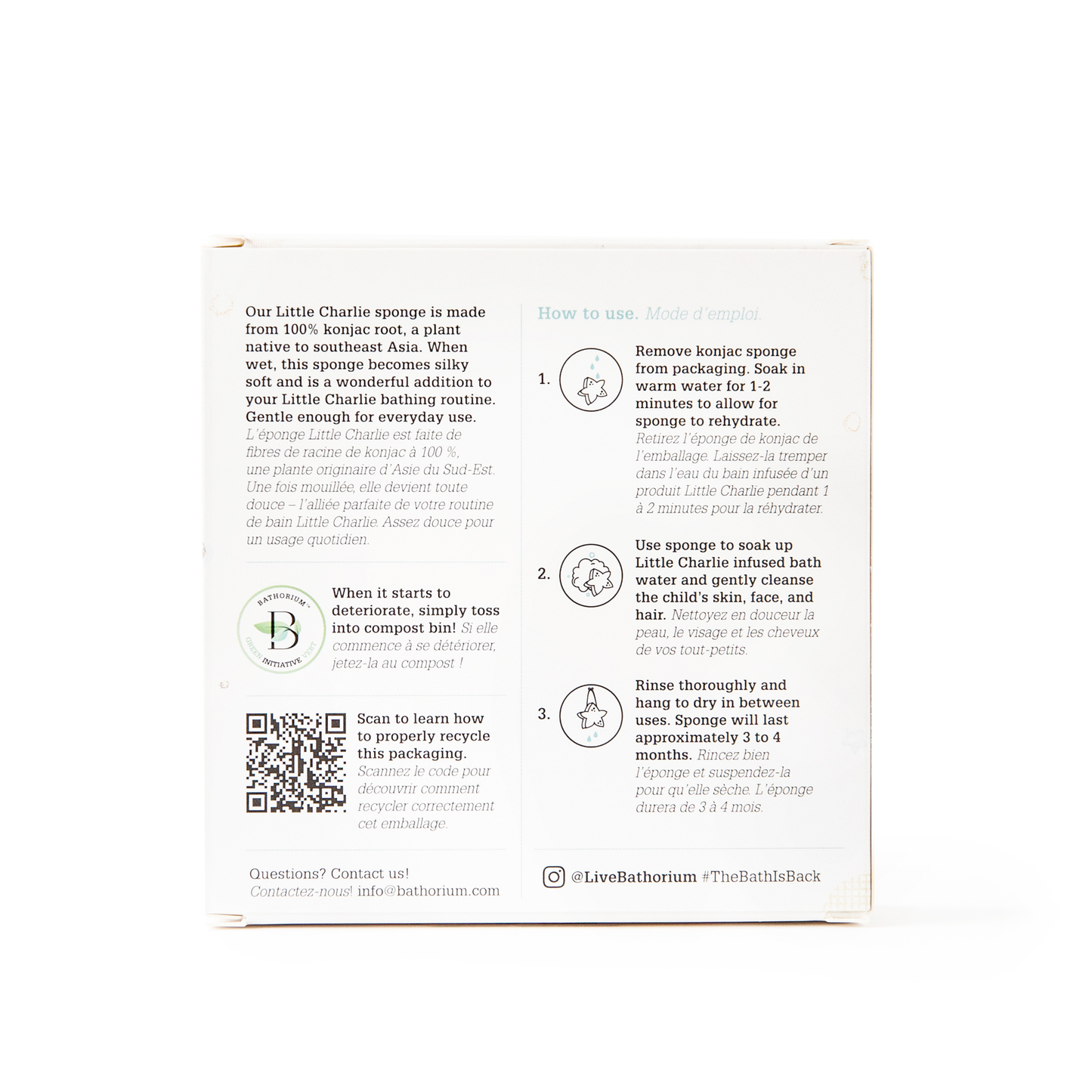 Konjac Little Charlie Body Sponge