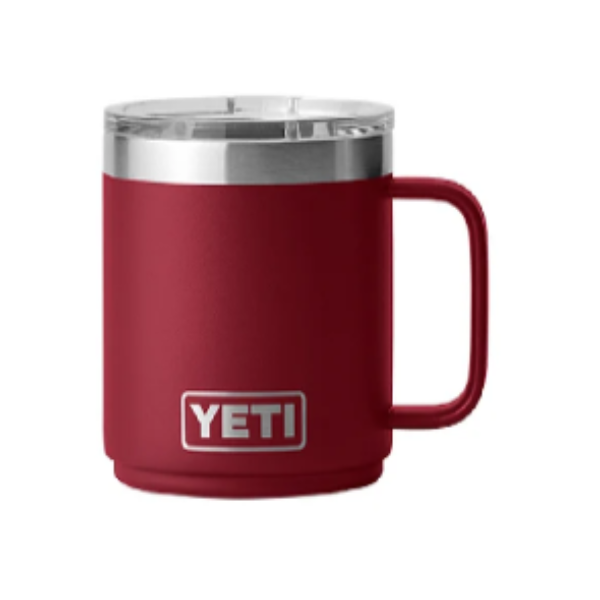 YETI 10oz/295mL travel mug with handle and mag slider lid in harvest red