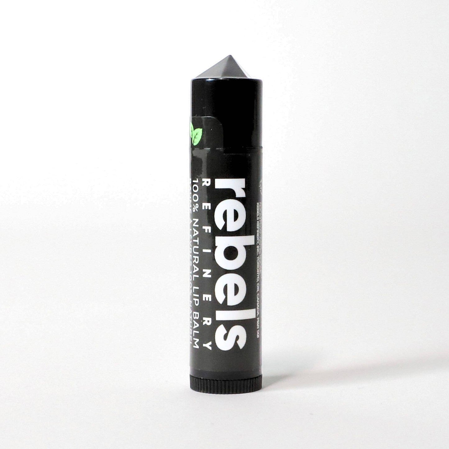 Rebels Refinery Stick Lip Balm Spicky Cap - 100 % Natural: Black Mint