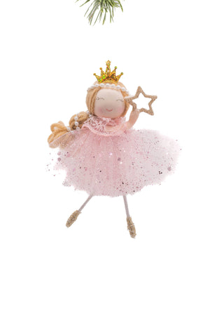 
                
                    Load image into Gallery viewer, Ornament - Pink Hanging Royal Ballerina
                
            