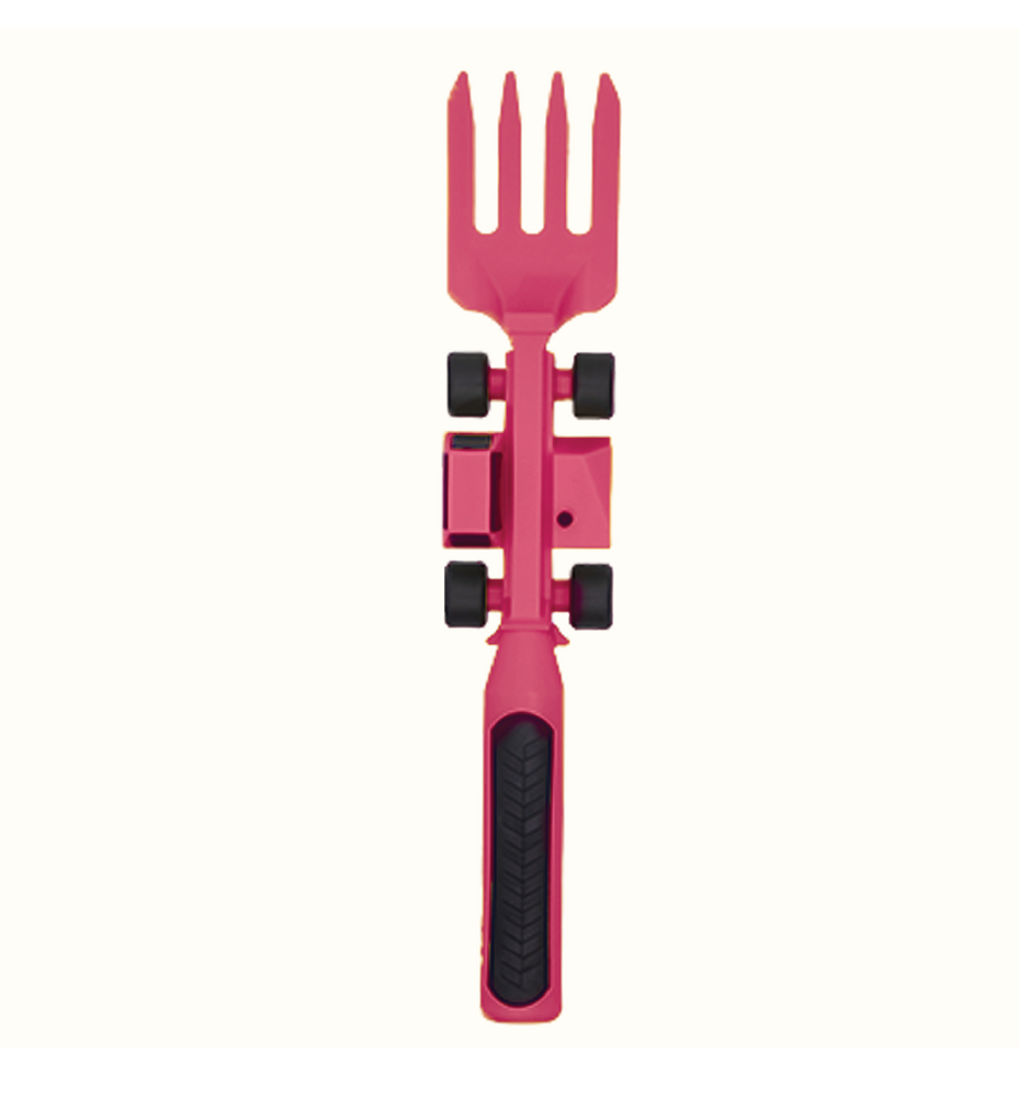 
                
                    Load image into Gallery viewer, Constructive Eating - Pink Construction Fork
                
            
