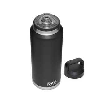 
                
                    Load image into Gallery viewer, YETI 46 oz/1.36L bottle in black with chug cap
                
            