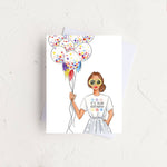 Almeida Illustrations - It's your Birthday! Colorful Birthday Greeting Card