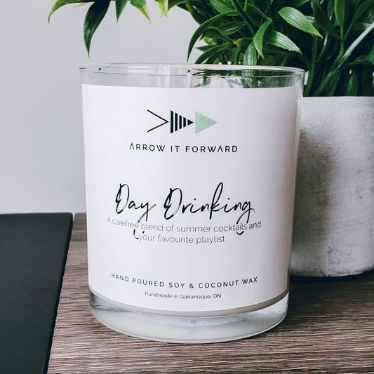 ARROW IT FORWARD 8oz Soy Candle Tumbler