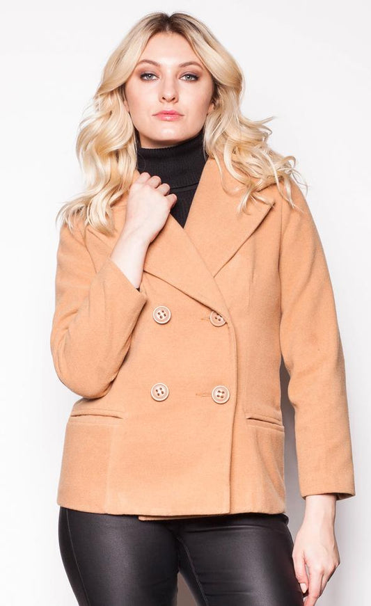 The Hayworth Coat in Beige