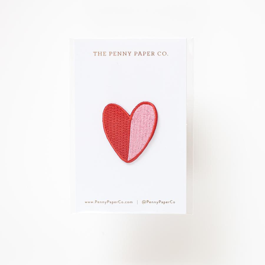 
                
                    Load image into Gallery viewer, Embroidered Heart Patch
                
            