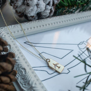 
                
                    Load image into Gallery viewer, Wanderlust Airplane Necklace
                
            