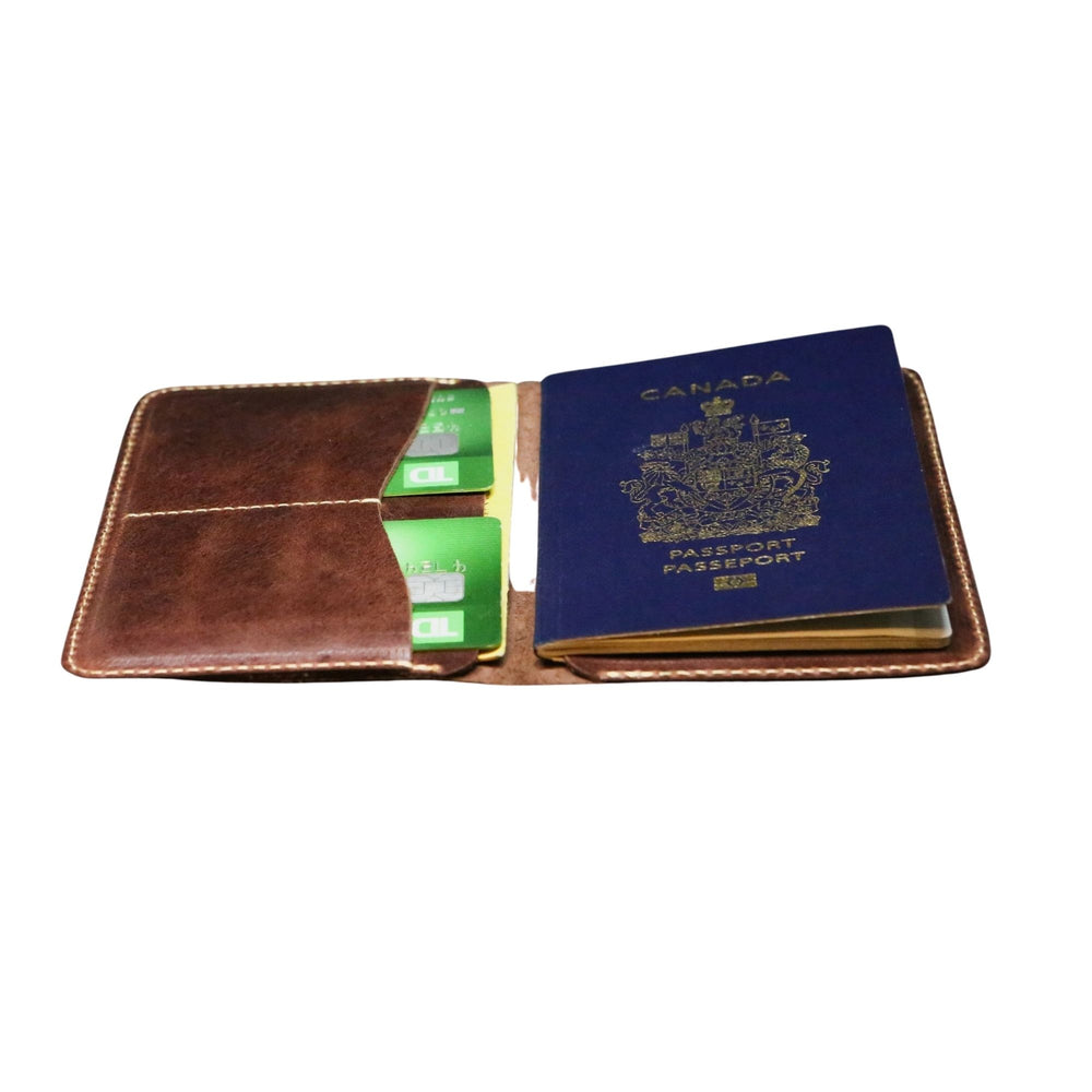 
                
                    Load image into Gallery viewer, Leather GUZO Passport Wallet
                
            
