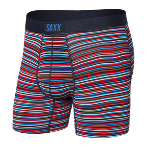 
                
                    Load image into Gallery viewer, saxx vibe slim fit men&amp;#39;s underwear in blue vibrant stripe multicolour
                
            