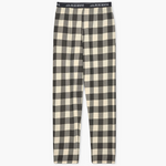 Cream Plaid Men's Jersey Pajama Pants