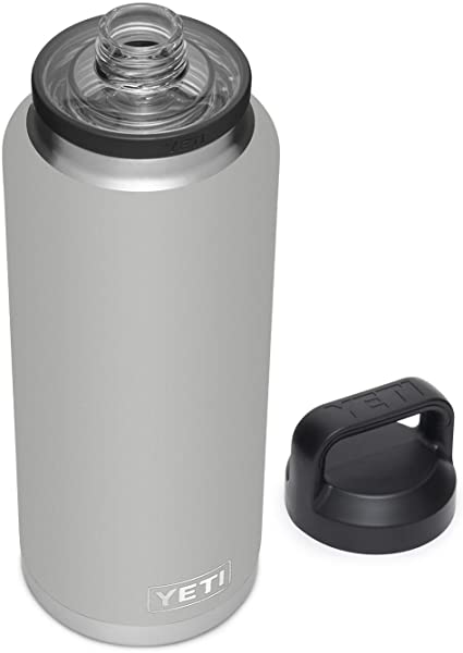 YETI 46 oz/1.36L bottle in granite grey with chug cap