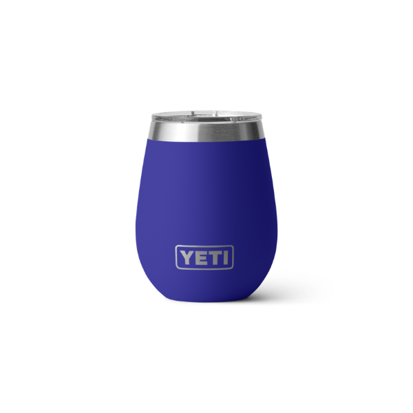 Yeti 10oz/295mL wine tumbler with magslider lid in offshore blue