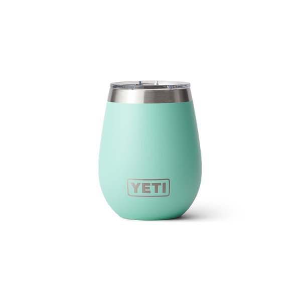 Yeti 10oz/295mL wine tumbler with magslider lid in seafoam