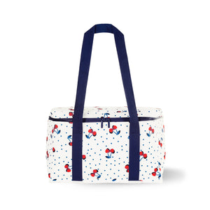 
                
                    Load image into Gallery viewer, Vintage Cherry Dot Cooler Bag
                
            