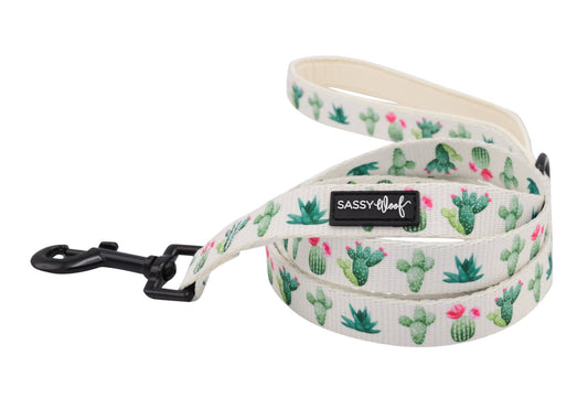 SASSY WOOF - 'Sass on Point' Dog Fabric Leash