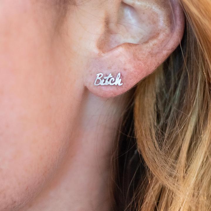Bitch -  Stud Earrings